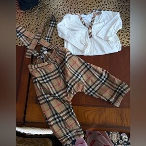 Burberry Overalls with White Top